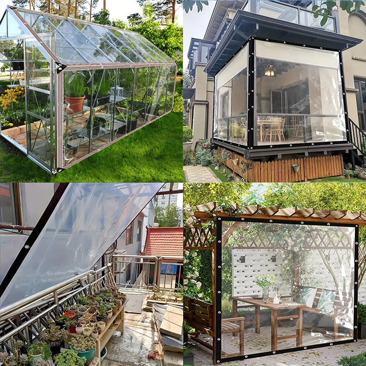 50% RABATT | VitraGuard™ | Transparente Schutzplane für Garten und Außenbereiche
