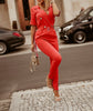 Eleganter Jumpsuit mit Gürtel
