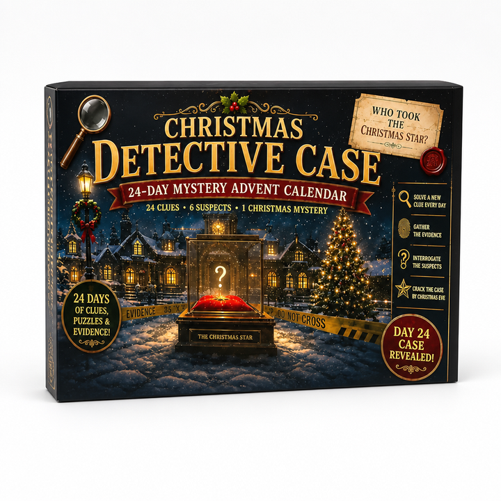 24-Tage-Escape-Room-Rätsel-Adventskalender mit 6 Geheimthemen