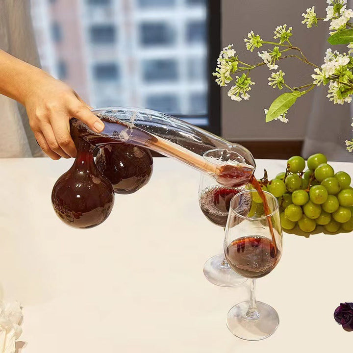 Glaskaraffe | Elegantes Design und 650 ml Fassungsvermögen | Transparent
