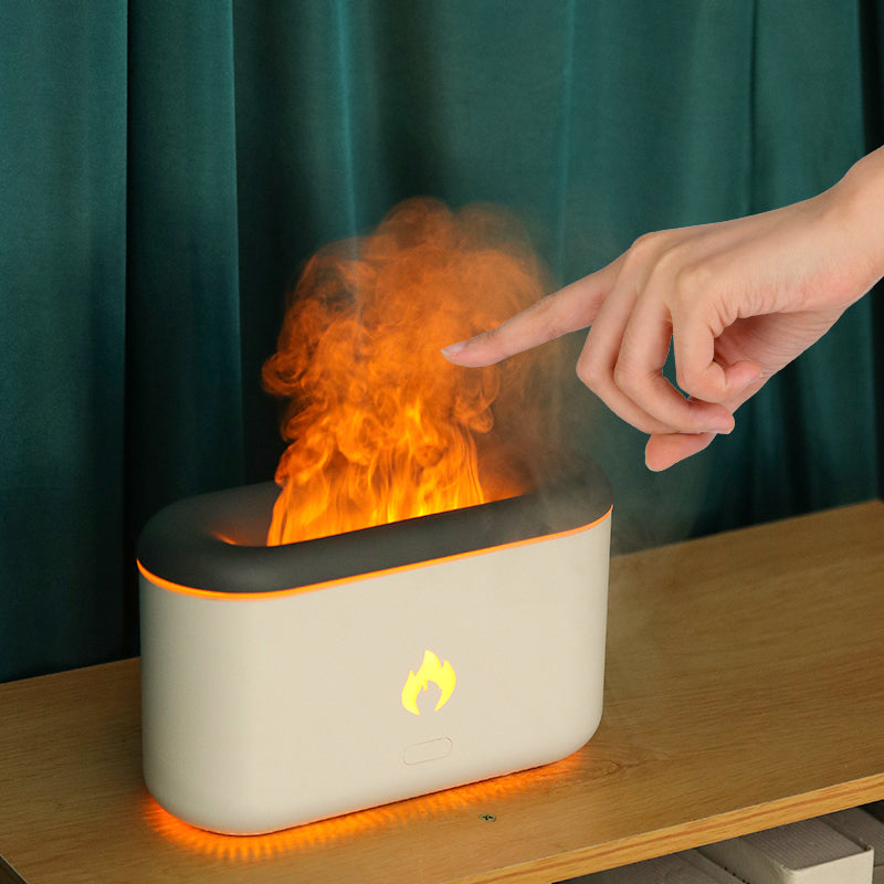 3D-Flammen-Luftbefeuchter mit 300-ml-Tank und USB-C
