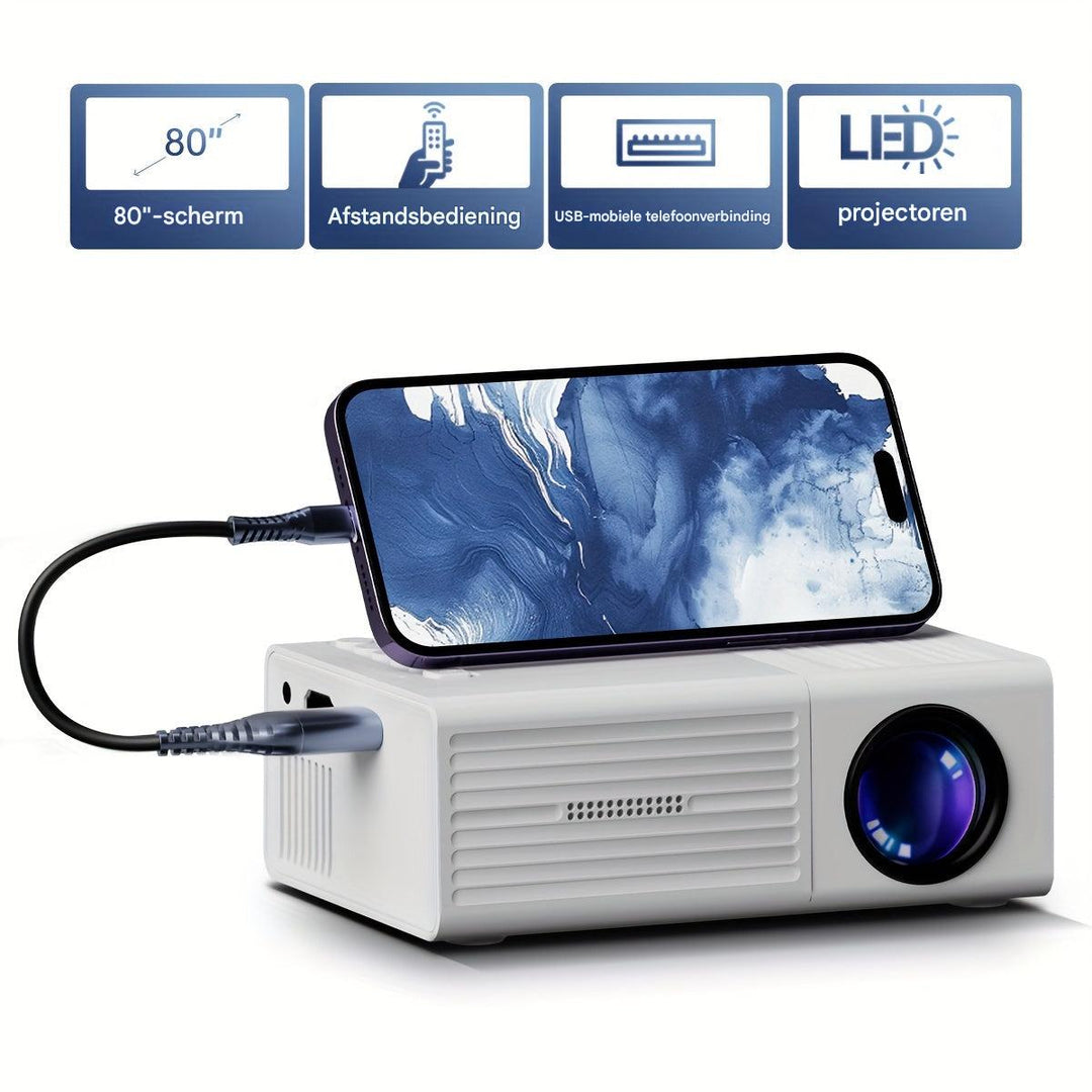 Ultrahelle Mini-Beamer (3000 Lumen) - LumoBeam