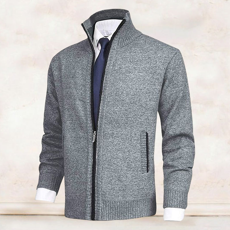 Strickjacke mit Reissverschluss für Herren - Theo