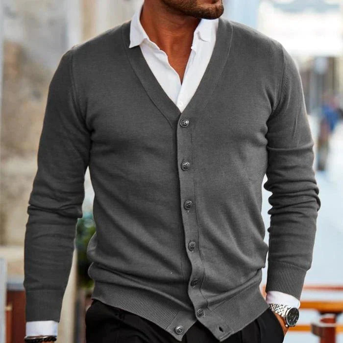 Moderner Herren Cardigan für kühle Tage