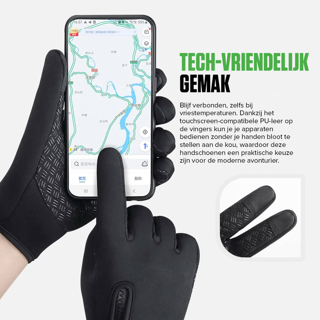 Thermo-Winddichte Handschuhe - Warm und Kompatibel mit Touchscreens