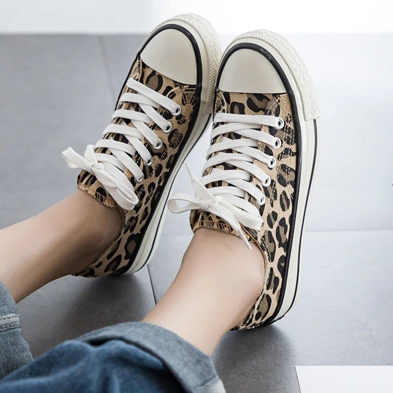 Stylische Leopard Damen Sneakers – Savannah