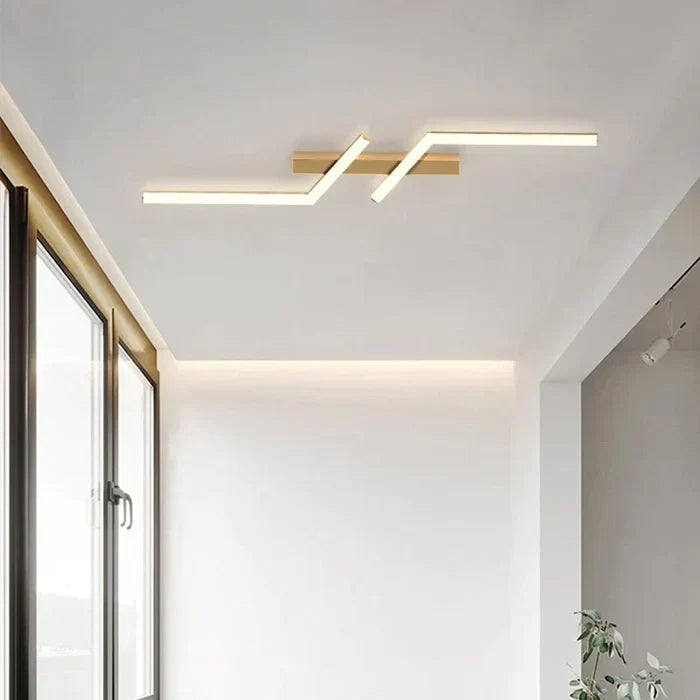 Moderne LED-Deckenleuchte – Geometrische Leuchte