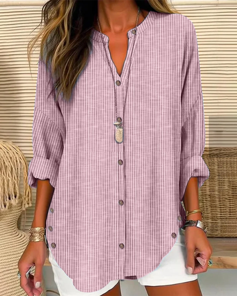 Trendiges Top mit Streifenmuster und stylischer Passform