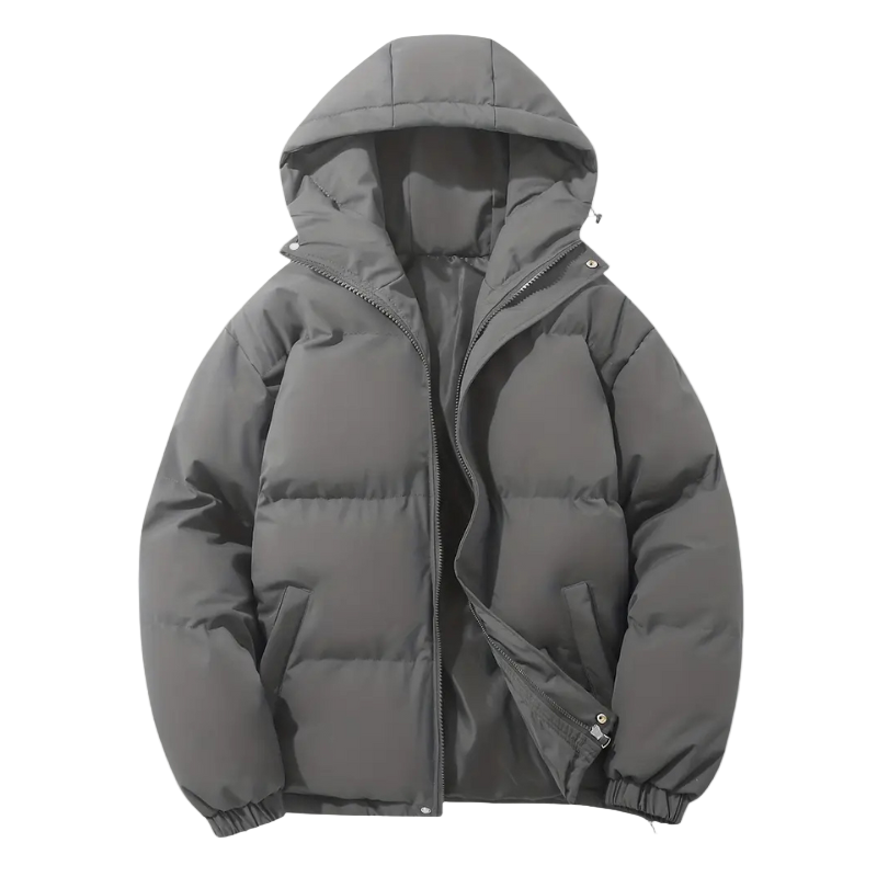 Gesteppte Herren-Pufferjacke mit Kapuze – Elias