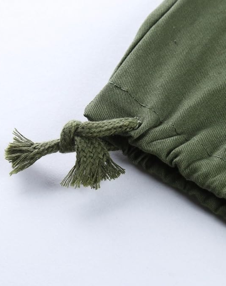 Hose mit mehreren Taschen und verstellbarem Bund für Herren