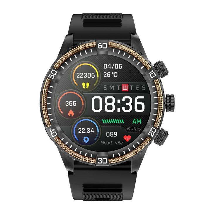 Wasserdichte Smartwatch mit Blutdruck-, Blutsauerstoff- und Schlafmonitor