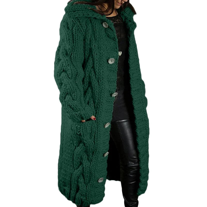Bequemer dicker Strickcardigan - Emma