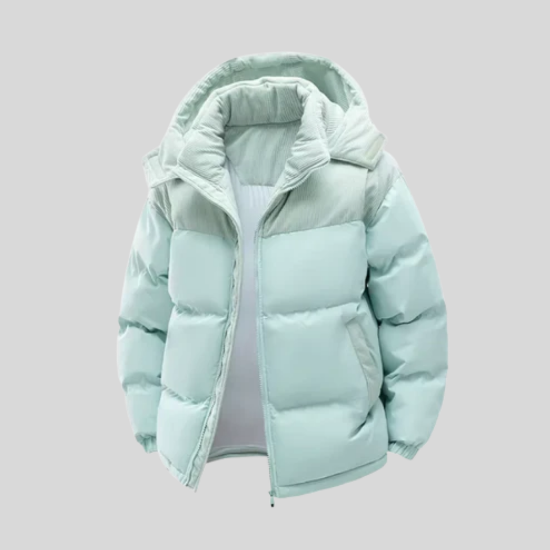 Isolierte Winterjacke mit Kapuze für Herren