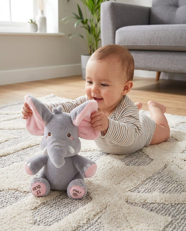 PeekaBuddy – Der kichernde, interaktive Guck-Guck-Plüschelefant