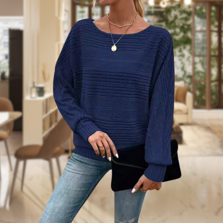 Trendiger Damenpullover mit zeitgemässer Struktur - Emma