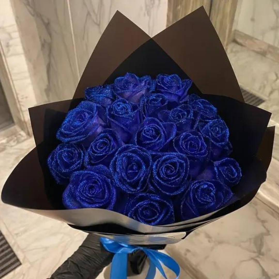 Glitzerrose der ewigen Blüte