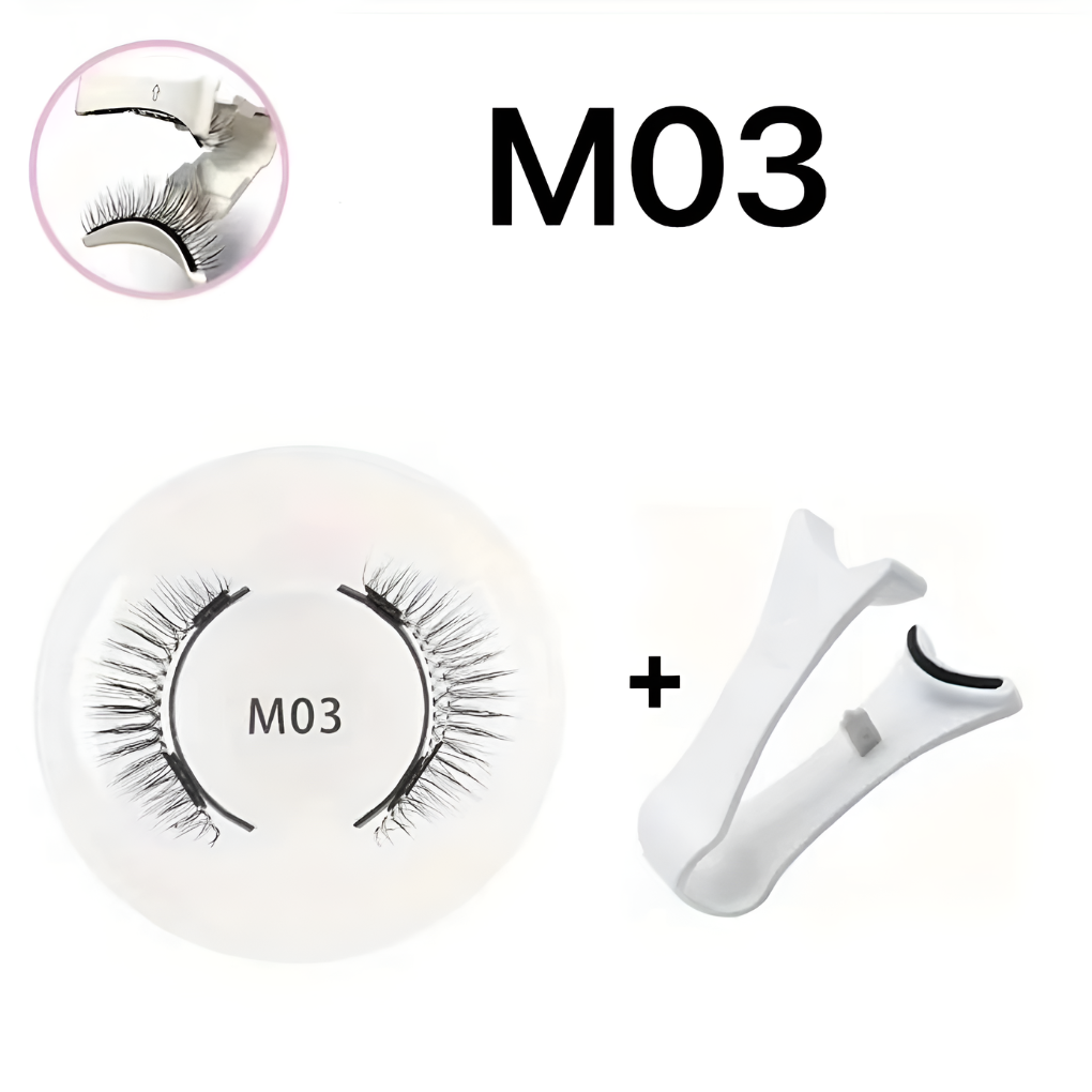 Wiederverwendbares magnetisches Wimpern- und Pinzetten-Set
