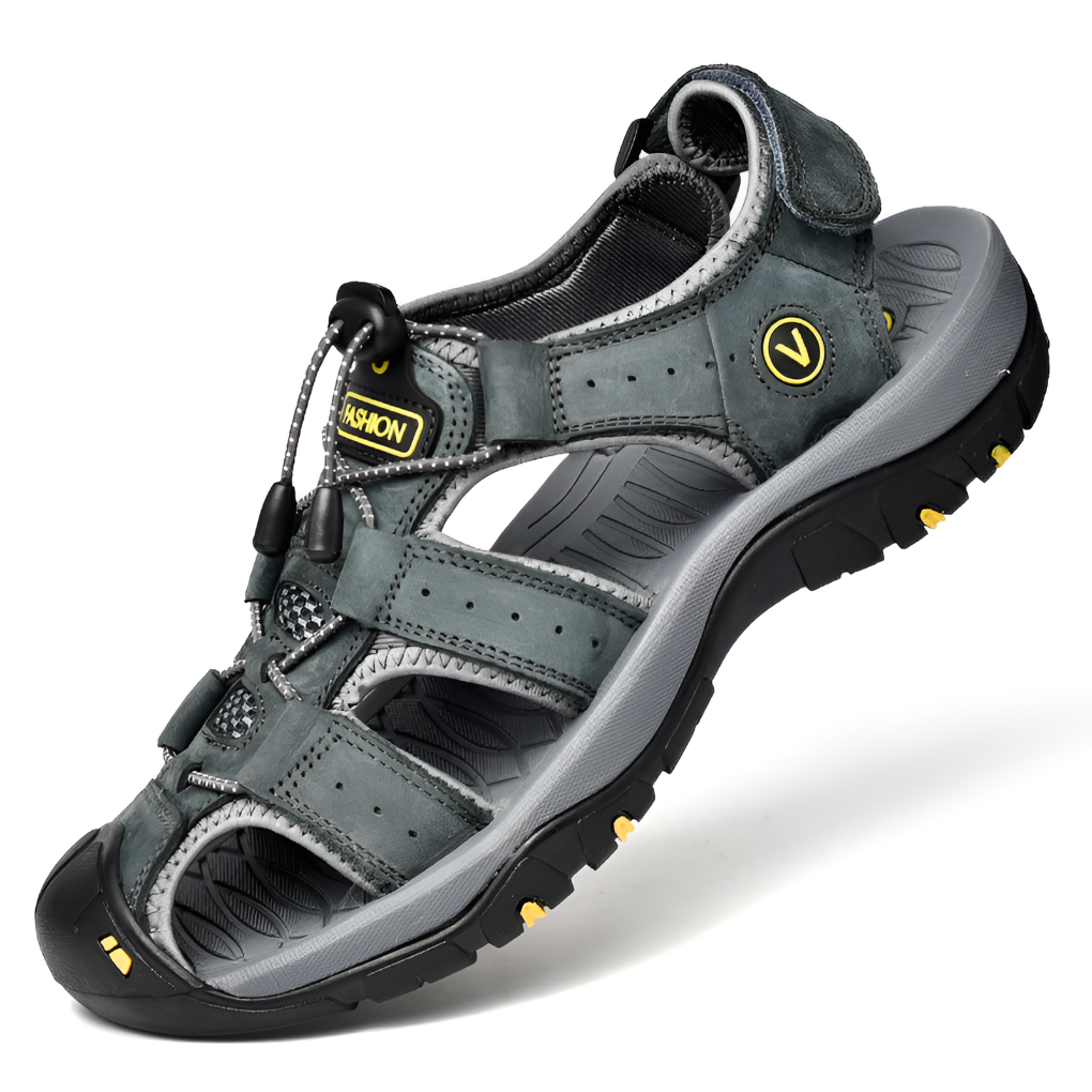 Herren-Sandalen mit verstellbaren Riemen, Designed for Balance