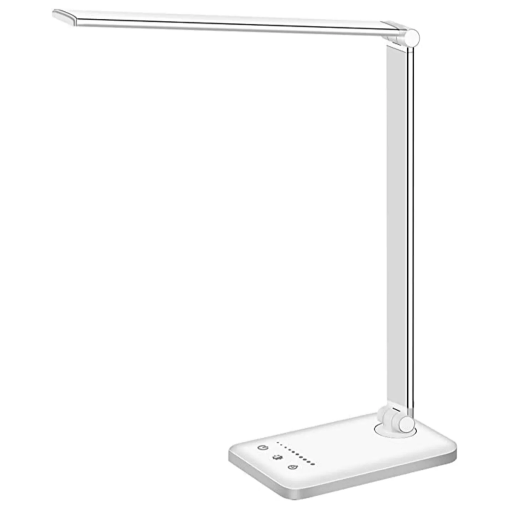 Moderne Verstellbare LED-Schreibtischlampe mit USB-Ladeanschluss - BrightEase