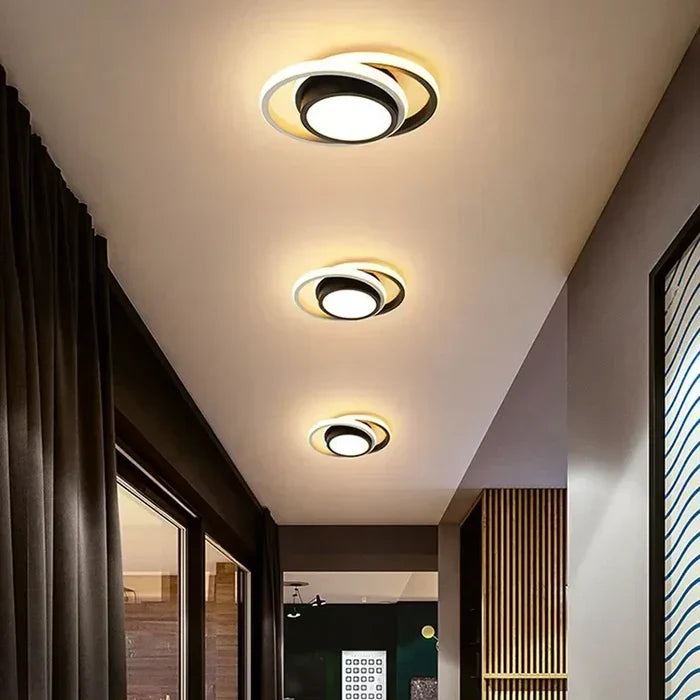 Moderne LED-Deckenleuchte mit doppeltem Ringdesign - Twilight Rings