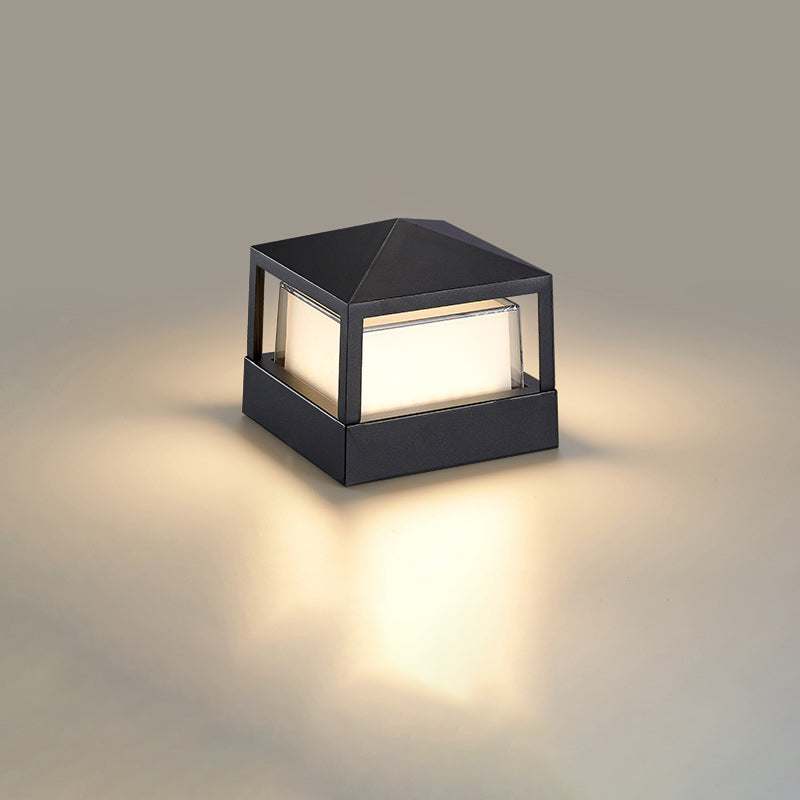 Moderne quadratische wasserdichte LED-Außenleuchte