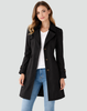 Taillierter Damen-Trenchcoat mit klassischem Revers, mittellang