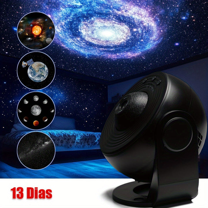 Galaxy Sternenprojektor – Beeindruckende LED-Weltraumprojektion mit Timer-Funktion