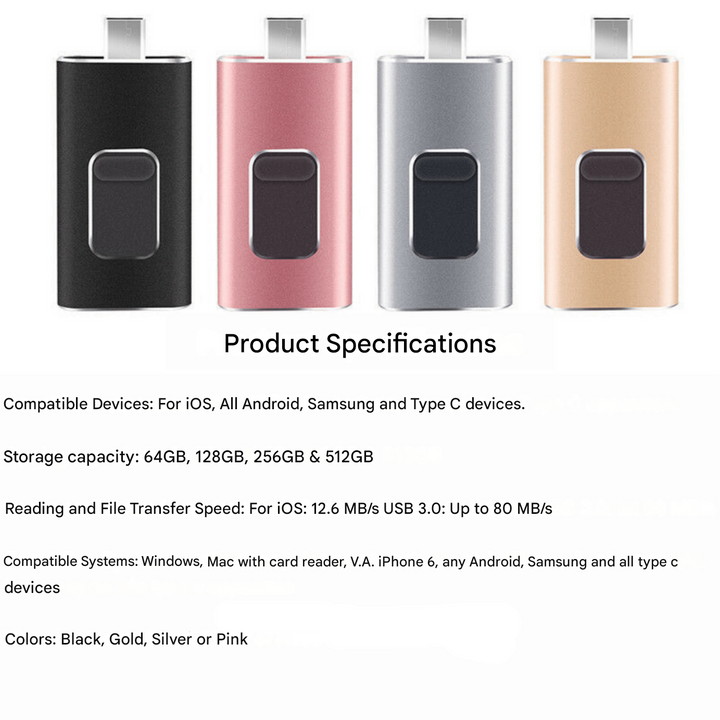 4-in-1-USB-Stick für jedes Gerät - DataFlex