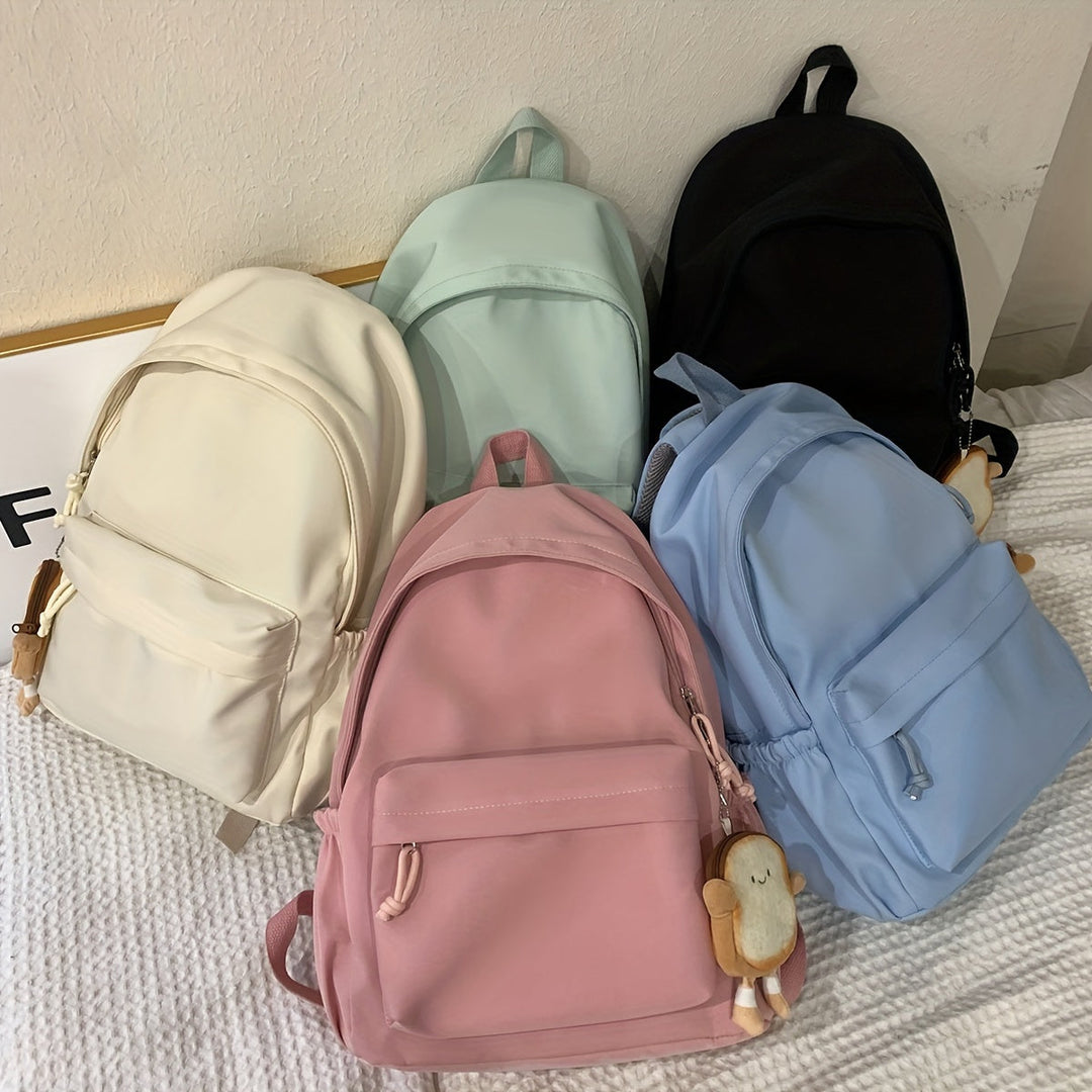 Damen-Leichtgewicht-Nylon-Schulrucksack in Pastellfarben