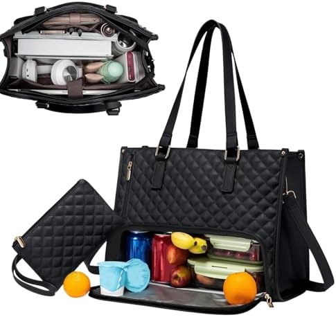 2-in-1 Isolierte Lunch- und Laptoptasche für Arbeit und Reisen