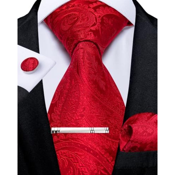 Herren-Paisley-Krawatten-Set – Edle Accessoires für Hochzeiten & Events
