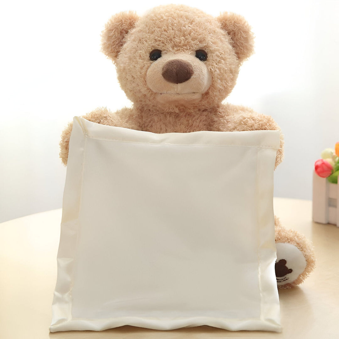 Interaktiver Plüsch-Teddybär mit Sprachsätzen und beweglichen Armen, 30 cm