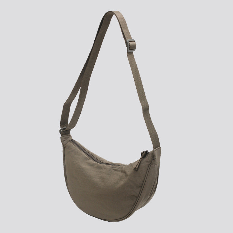Geräumige Nylon-Umhängetasche für Damen