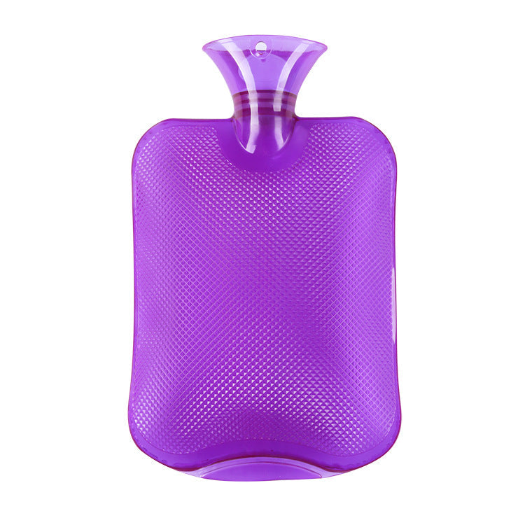Transparente Wärmflasche aus PVC, 1 oder 2 Liter