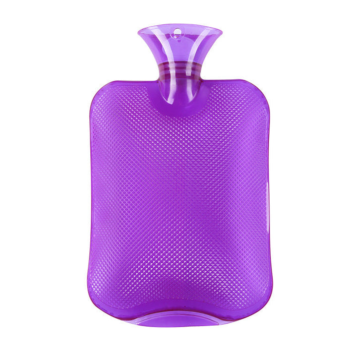 Transparente Wärmflasche aus PVC, 1 oder 2 Liter