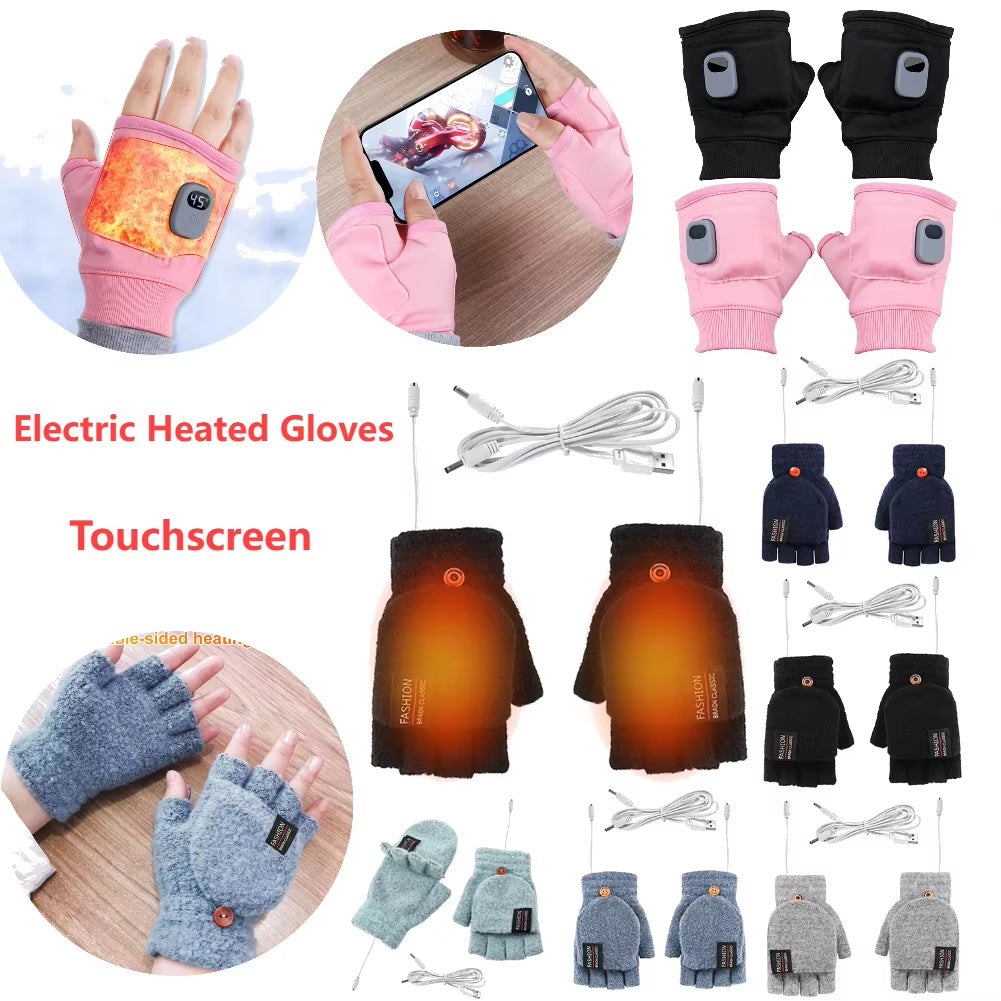Aufladbare beheizte Handschuhe mit Display und 3 Stufen