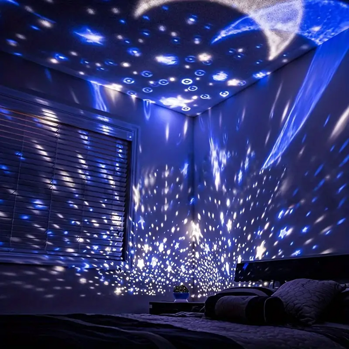 Zauberhaftes Nachtlicht mit Sternenhimmel – Zaubere Magie ins Kinderzimmer