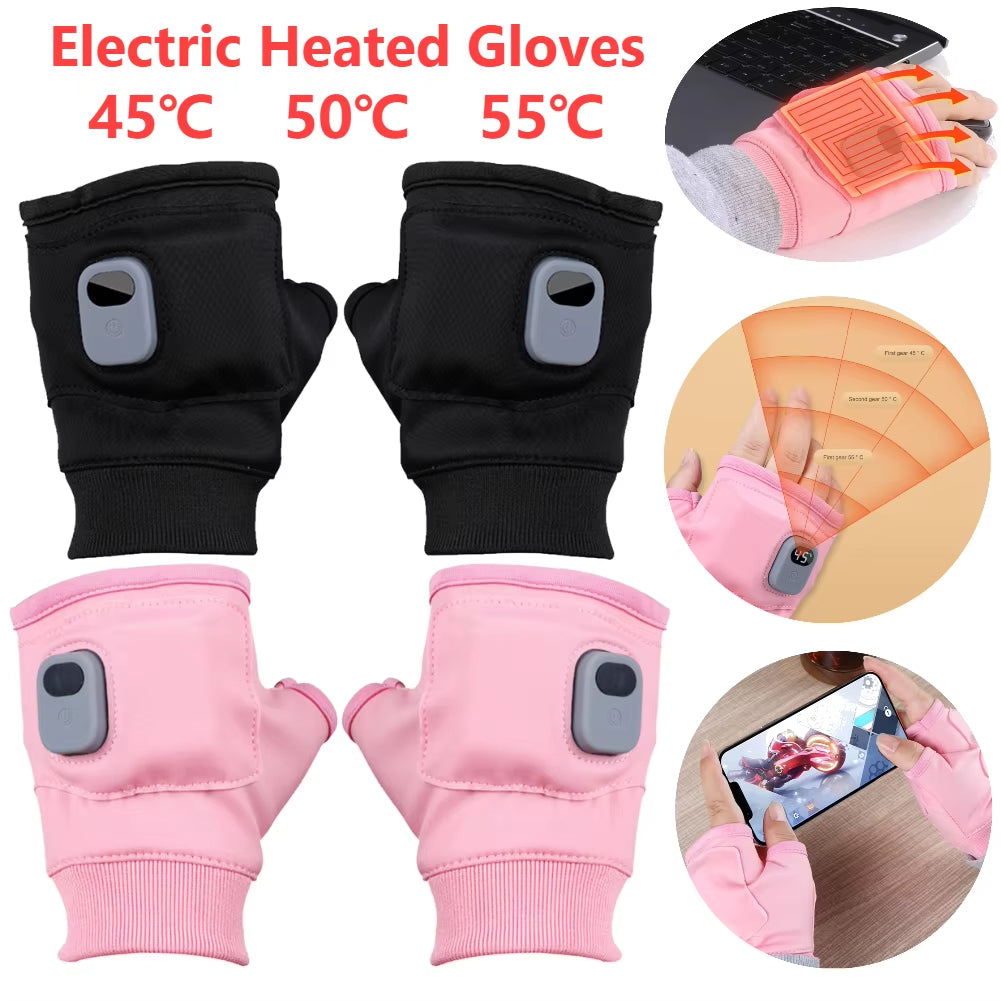 Aufladbare beheizte Handschuhe mit Display und 3 Stufen
