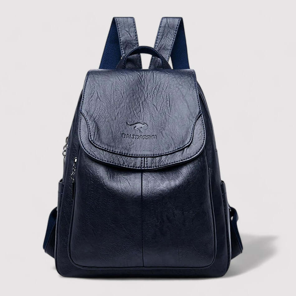 Diebstahlsicherer Rucksack aus Leder