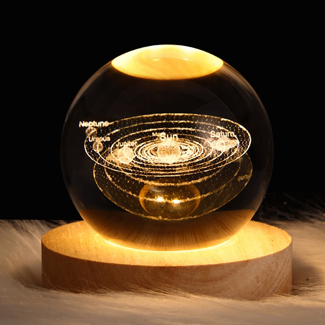 ZenSphere Kristallkugel-Leuchte | Umweltfreundliche LED-Lampe für entspannte Atmosphäre