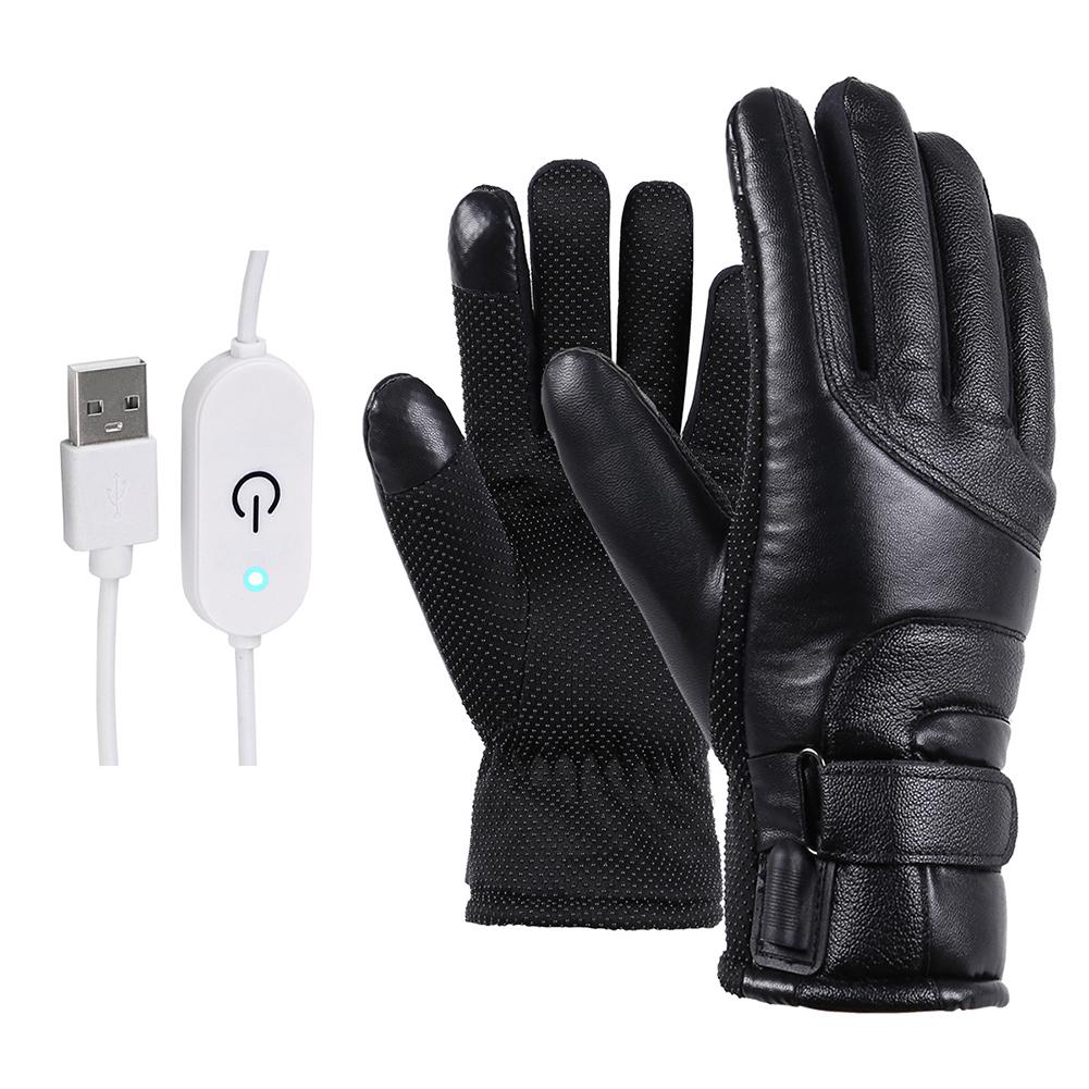 Beheizte Handschuhe mit Touchscreen, winddicht für Rad und Ski