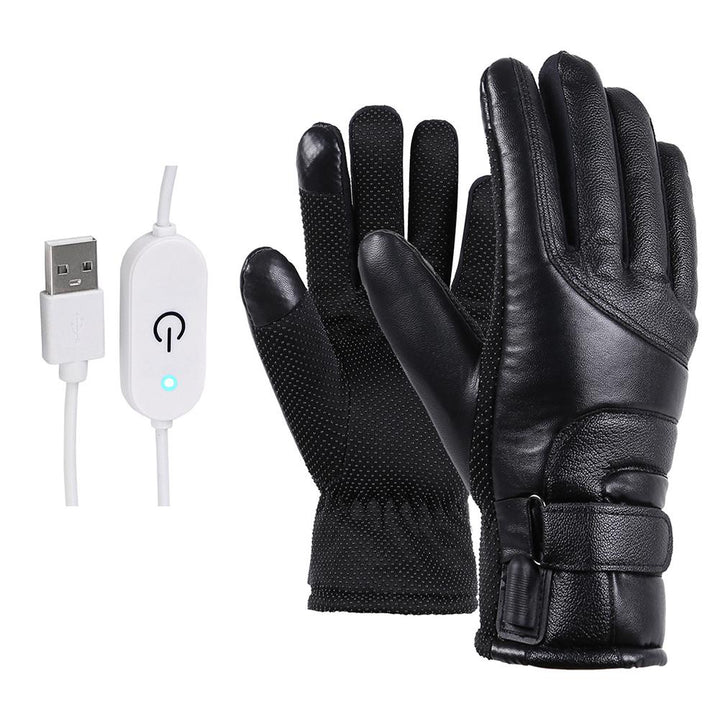 Beheizte Handschuhe mit Touchscreen, winddicht für Rad und Ski