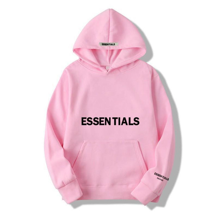 Warmer Fleece-Hoodie mit Buchstabenaufdruck