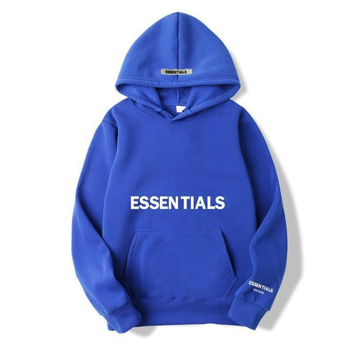 Warmer Fleece-Hoodie mit Buchstabenaufdruck