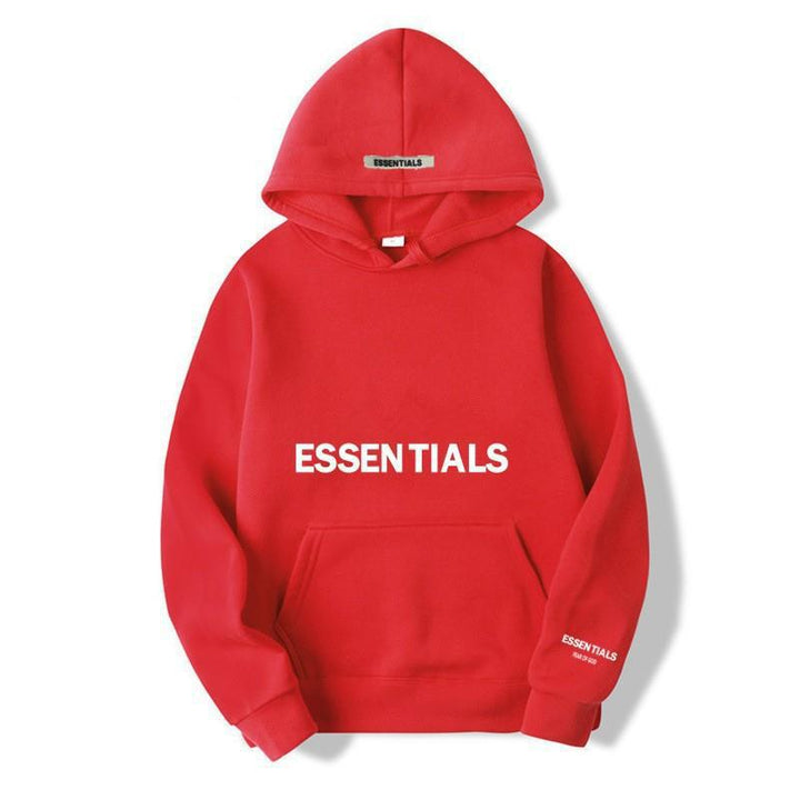 Warmer Fleece-Hoodie mit Buchstabenaufdruck