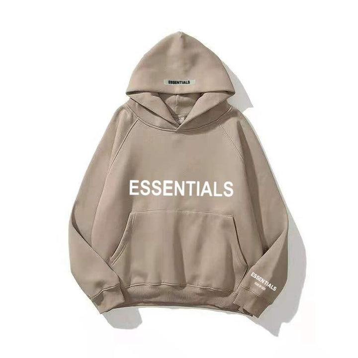 Warmer Fleece-Hoodie mit Buchstabenaufdruck