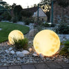 Gartenlampe in Mondform