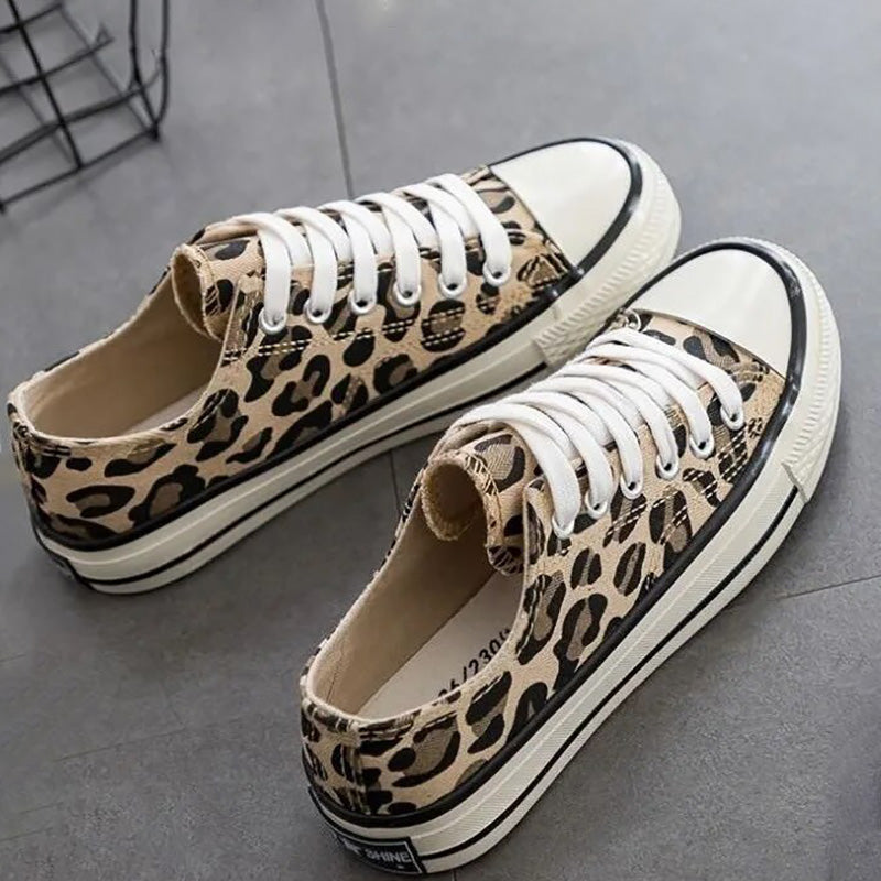 Stylische Leopard Damen Sneakers – Savannah