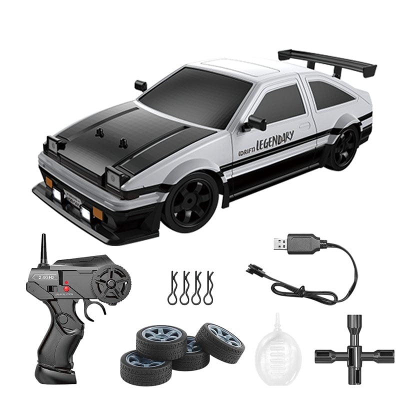 RC-Driftauto mit Allradantrieb – Action bei Hochgeschwindigkeit