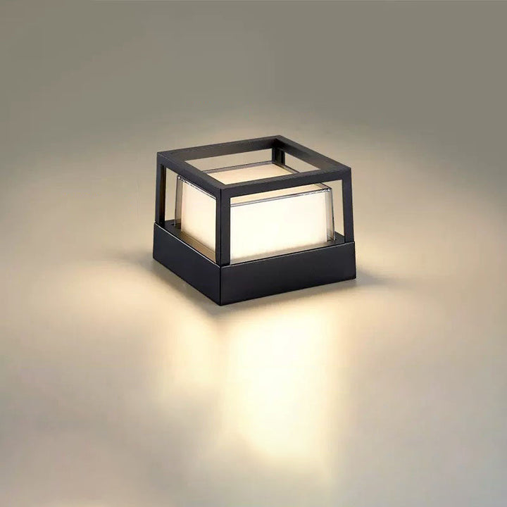 Moderne quadratische wasserdichte LED-Außenleuchte